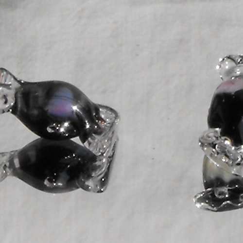 Duo de perles bonbons en verre filé perl.0426