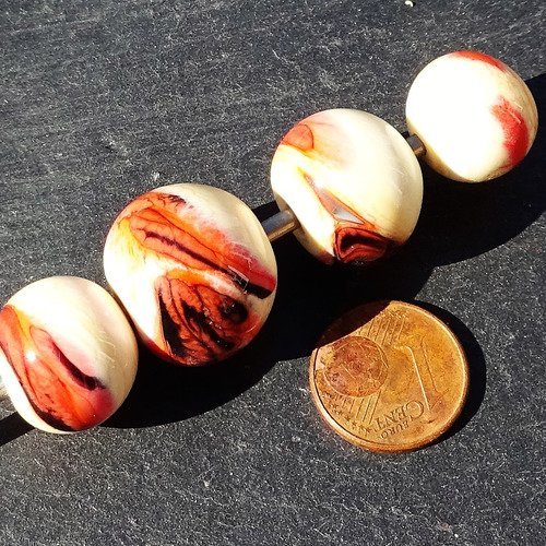 Set de perles en verre de murano perl.2691