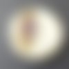 Perle plate en verre de murano perl.3673