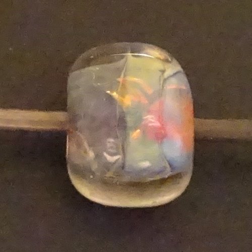 Jolie perle ronde, verre de murano, lampwork, verre filé,  perl.4117
