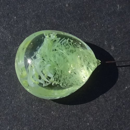 Perle sur tige en verre filé perl.3305