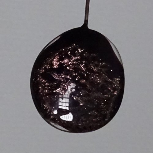 Headpin verre filé, lampwork, verre de murano, perl.3644
