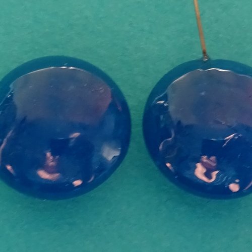 Headpins verre filé, lampwork, verre de murano, perl.4098