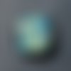 Jolie perle carrée, verre de murano, lampwork, verre filé,  perl.4342