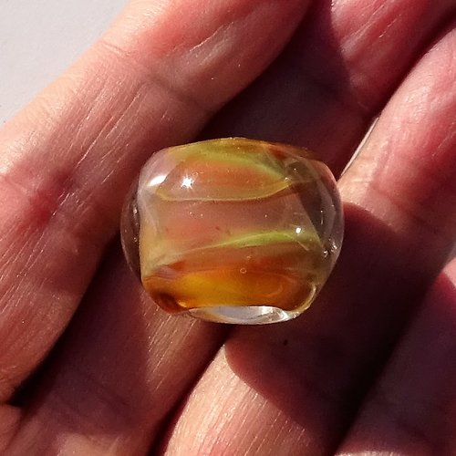 Perle filée en verre de murano perl.2886