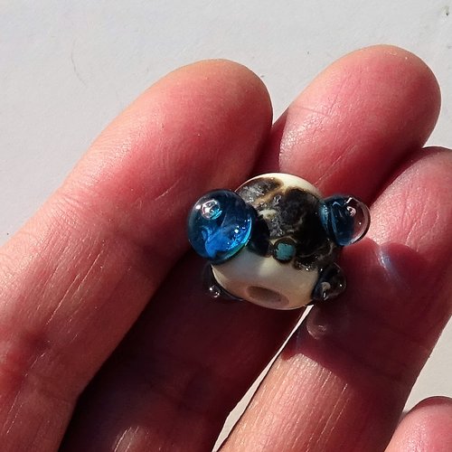 Perle filée en verre de murano perl.2892