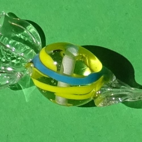 Perle bonbon en verre filé perl.5693