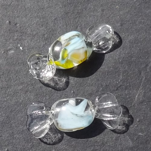 Perles bonbons en verre filé perl.5695