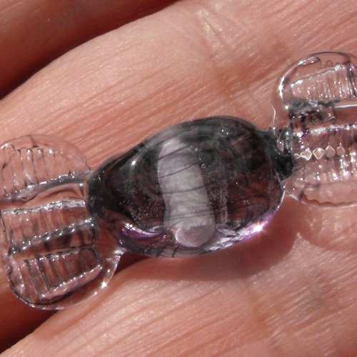 Perle bonbon en verre filé perl.1654