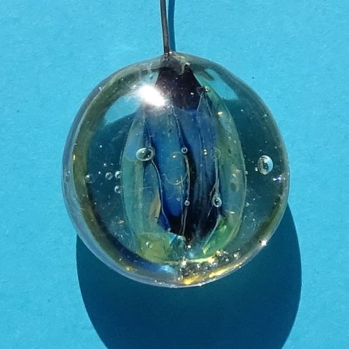 Perle sur tige en verre filé perl.3943