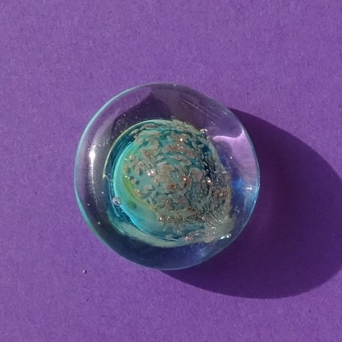 Cabochon en verre de murano perl.5847
