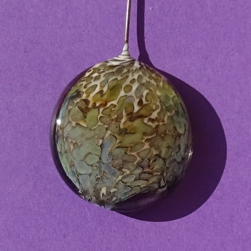 Perle sur tige en verre filé perl.5922