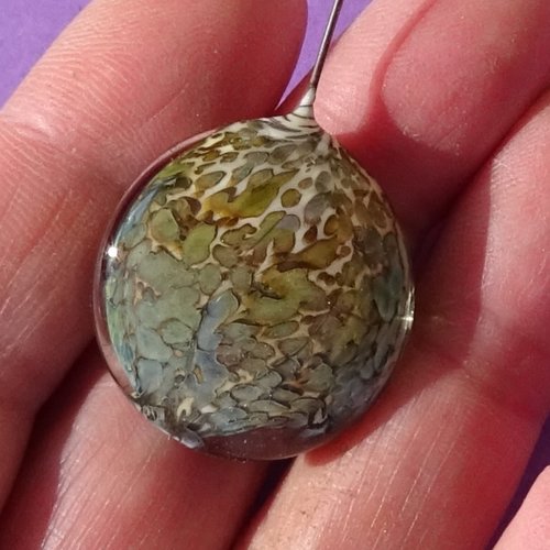 Perle sur tige en verre filé perl.5922