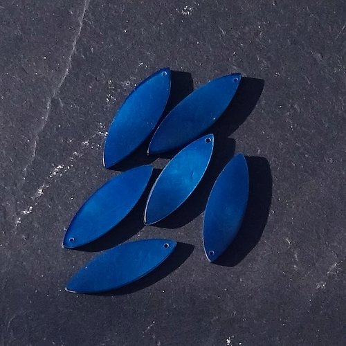 Lot de 6 perles nacre, perl.3176