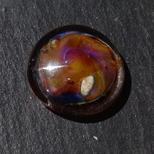 Cabochon en verre de murano perl.6190