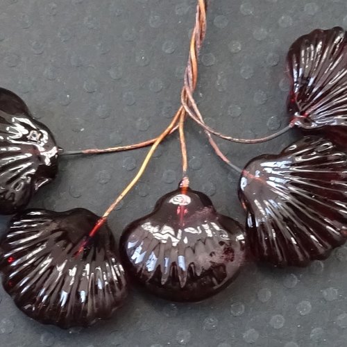 Headpins verre filé, lampwork, verre de murano, perl.4551