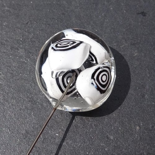 Goutte en verre de murano perl.2401
