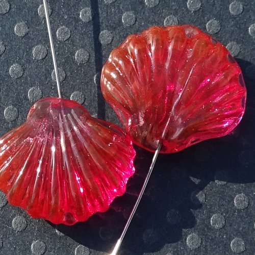 Headpins verre filé, lampwork, verre de murano, perl.4433