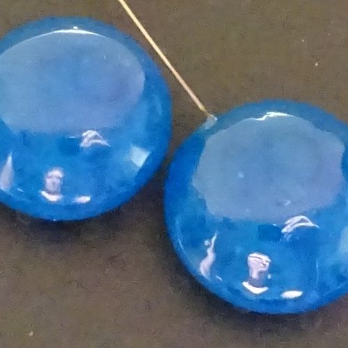 Headpins verre filé, lampwork, verre de murano, perl.4098