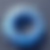 Grande perle donut, verre de murano, lampwork, verre filé,  perl.3987