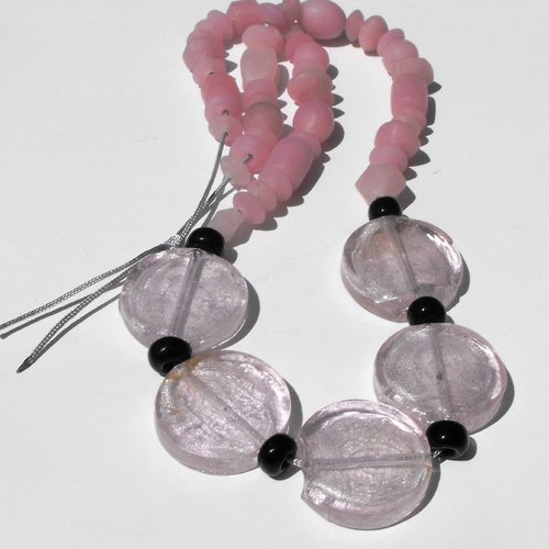 Set de 56 perles en verre perl.2166