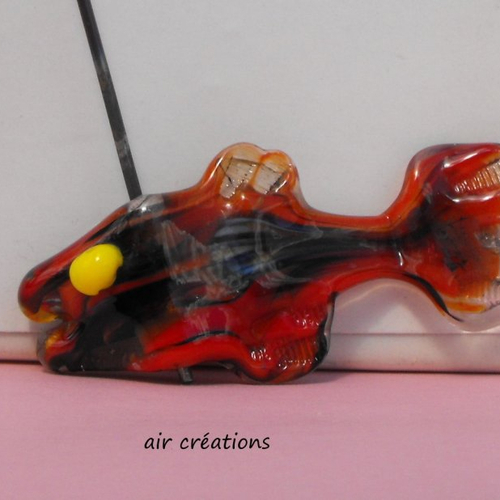 Poisson en verre de murano perl.0167