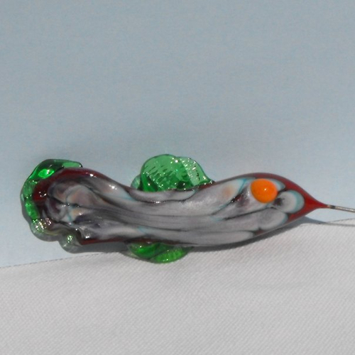Poisson en verre de murano perl.0211