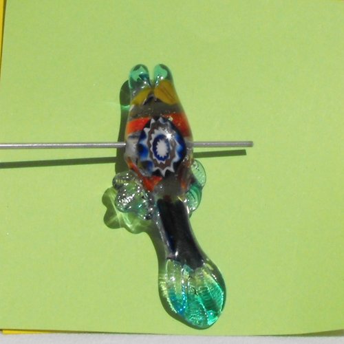 Poisson en verre de murano perl.0195