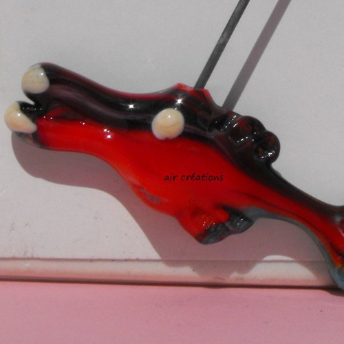 Poisson en verre de murano perl.0165