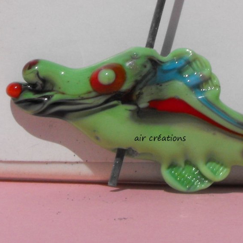 Poisson en verre de murano perl.0163