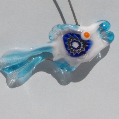 Poisson en verre de murano perl.0223