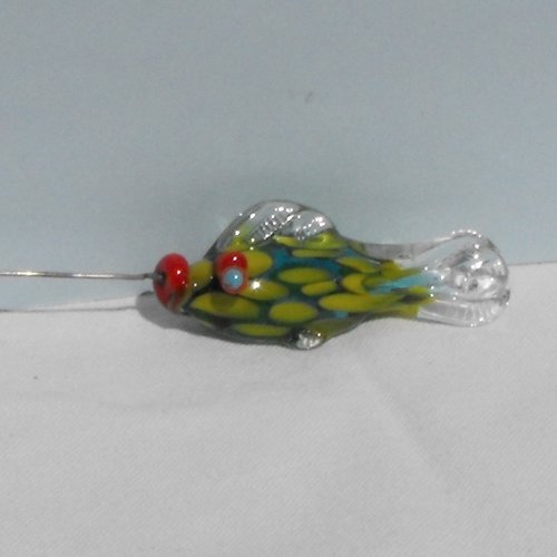 Poisson en verre de murano perl.0227
