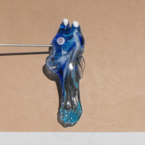Poisson en verre de murano perl.0197