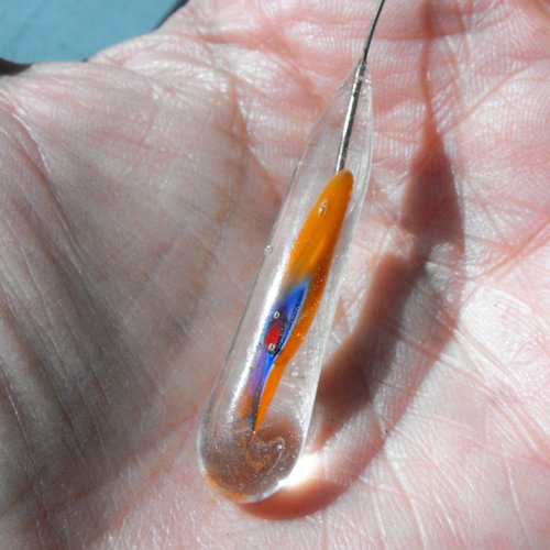 Goutte en verre de murano perl.2035