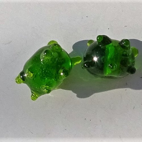 Perles filées, en verre de murano perl.3174