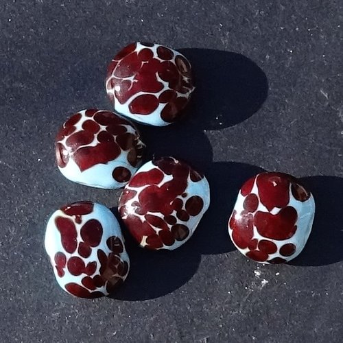 Lot de perles en verre de murano perl.3179