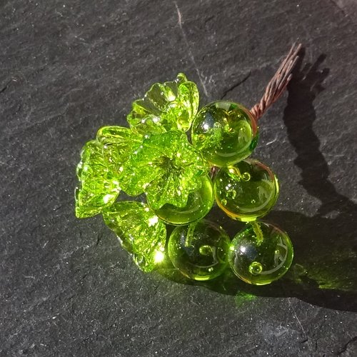 10 headpins en verre filé, lampwork, verre de murano, perl.6298