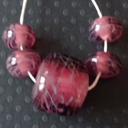 Lot de perles en verre de murano perl.4072