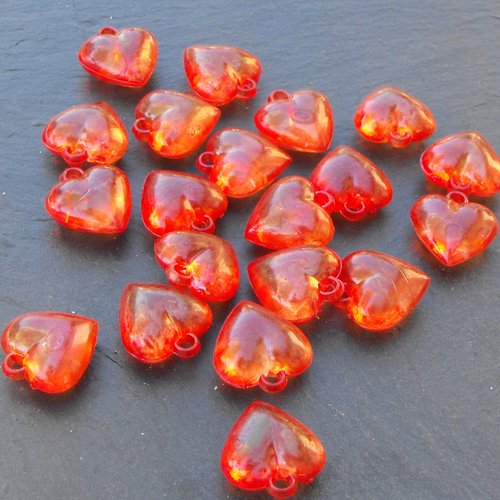 40 perles coeur perl.1279