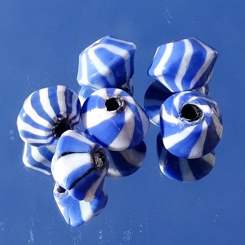 Lot de perles destockées, verre, perl.2740