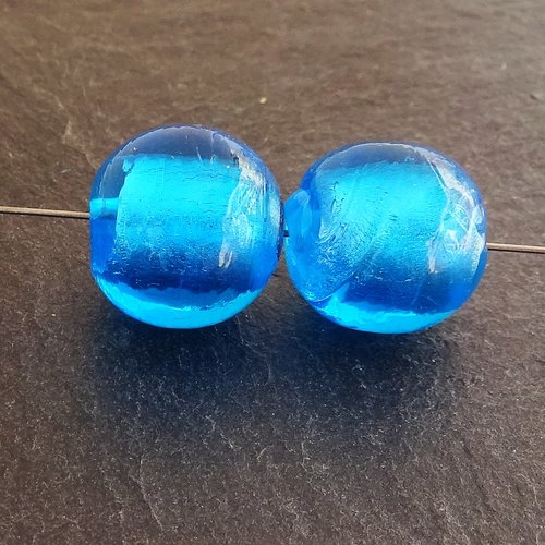Lot de perles destockées, verre, perl.2741