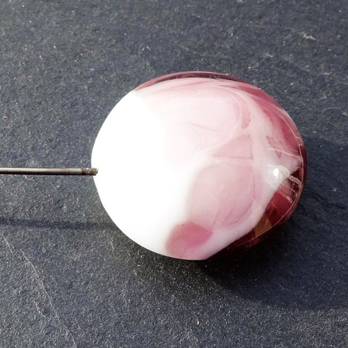 Goutte en verre de murano perl.2844