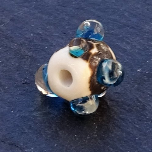 Perle filée en verre de murano perl.2892