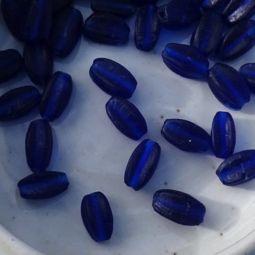 Lot de 20 perles destockées, verre, perl.4423