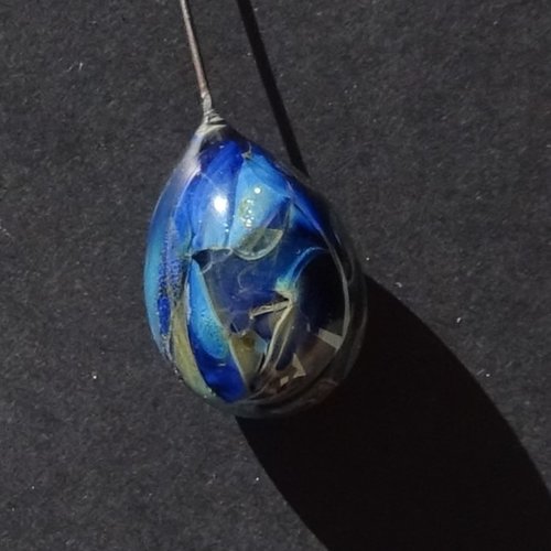Perle sur tige en verre filé perl.5355