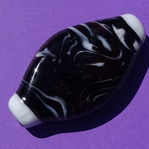 Belle perle d'art, verre de murano, lampwork, verre filé,  perl.4325