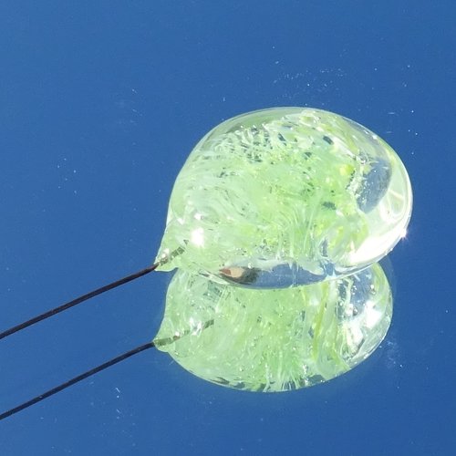 Perle sur tige en verre filé perl.3305