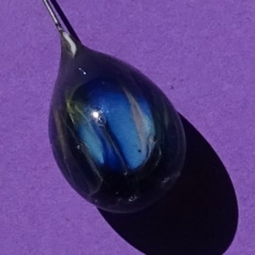 Perle sur tige en verre filé perl.5455