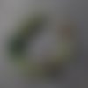 Lot de 8 perles destockées, verre, perl.5502