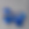 Lot de 5  perles bouton, verre filé, verre de murano, perl.5614